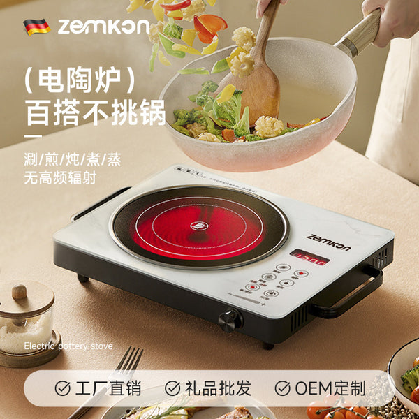 Zhengong electric ceramic stove, household tea making without picking a pot, smart tea stove, light wave stove manufacturer 2200W induction cooker
