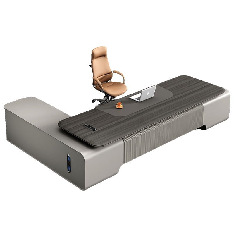 President's desk, executive desk, ceo desk, minimalist luxury chairman's office furniture, high-end office desk and chair set