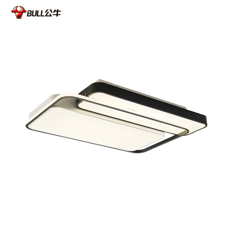 Bull led bedroom living room ceiling light square modern simple atmosphere creative master bedroom lighting package X36