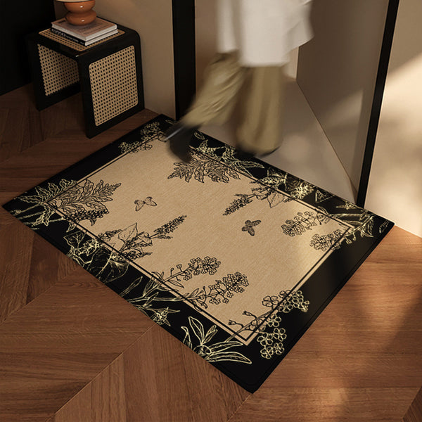 Premium sense home floor mat Entry door Carpet door mat Living room door Belgian velvet antique foot mat