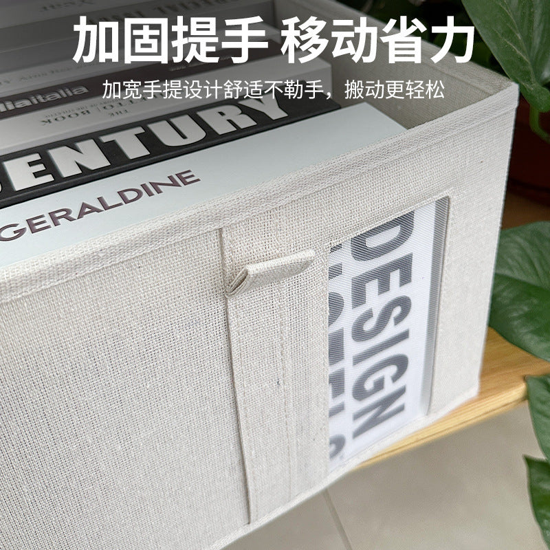 Foldable PP board household drawer wardrobe storage box light luxury finishing semi-visual finishing clothing storage box