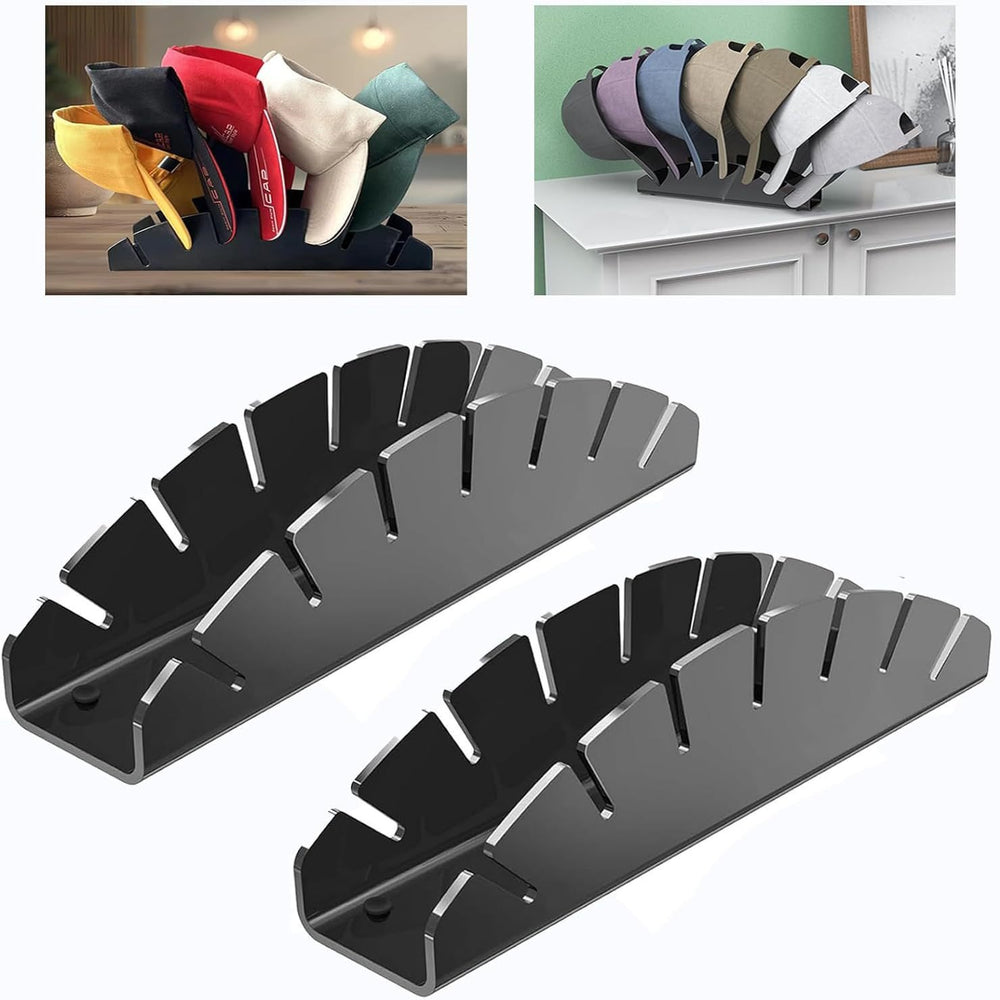 Convenient home hat rack, baseball cap organizer, clothing store baseball cap display stand, acrylic desktop storage rack