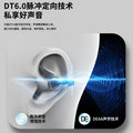 Hyundai c03 wireless bluetooth headphones - clip-on, open-ear design, high-fidelity audio, ideal for running and sports