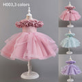 Amazon hot-selling girls' dress: runway-ready, piano performance-perfect, elegant princess gown - wholesale available
