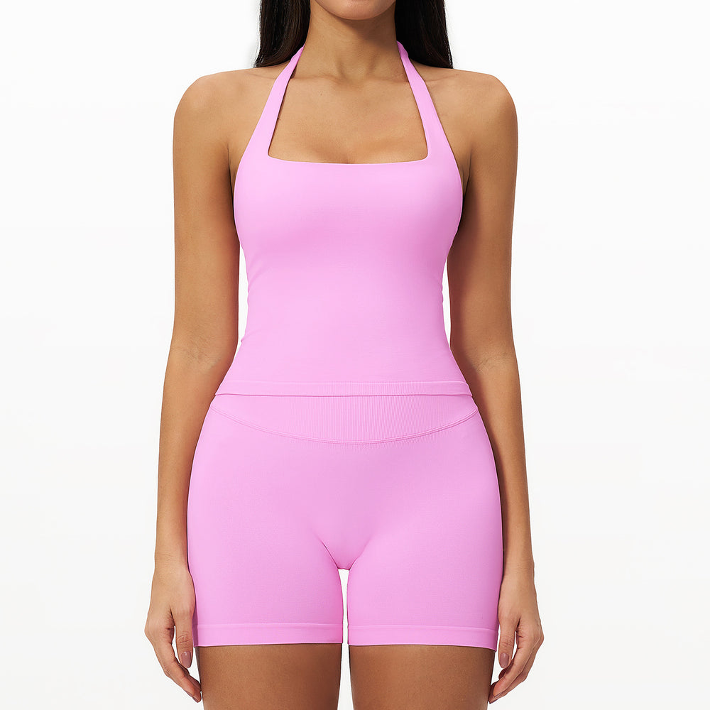 Seventy billion seamless yoga suit women's tight quick-drying suit outdoor casual sports running fitness suit 7790