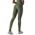 fashionnew arrival seamless knitting butt high waist tummy control yoga pants sports running fitness nine-point pants