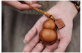 First-layer cowhide gourd pendant—2025 tianfu tianlu handmade genuine leather toys and ornaments that can be played and raised