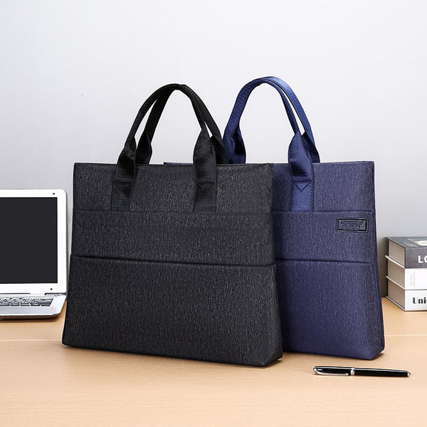 Yiyun morning file bag men's business a4 handbag Oxford cloth women's commuter men's briefcase custom logo
