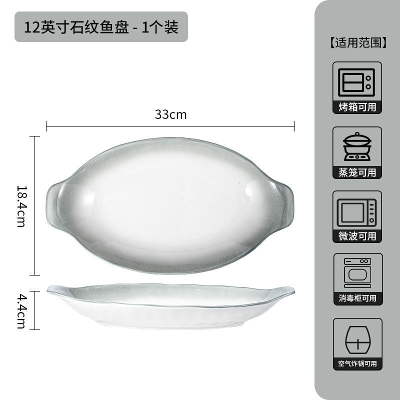 Ceramic rice bowl for home2025new arrival underglaze color classy sense tableware eating bowl plate dish suit small bowl