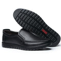Spring & fall breathable men's shoes soft leather soft bottom real soft leather casual leather shoes men's non-slip waterproofabrasion resistant work shoes dad shoes