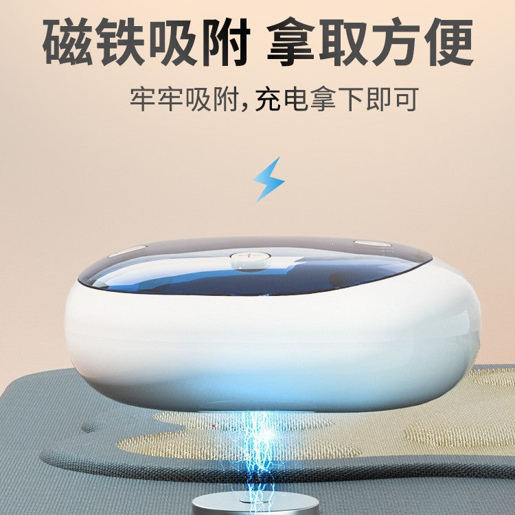 Lcd display rechargeable foot pad massager micro-current micro-electric pulse relaxes foot nerves and relieves soreness and numbness