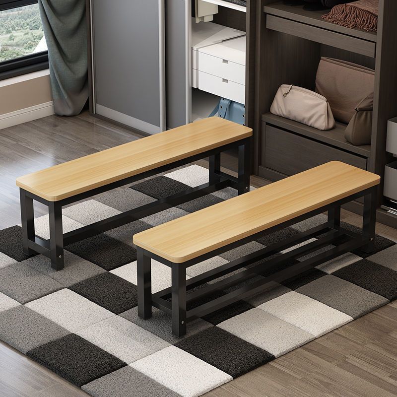 Long bench shoe changing bench for home bench dressing room bathroom dining table fitness clothing store stadium rest bench