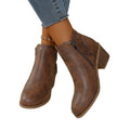 autumn new arrival: women's plus-size high heel leather boots for cross-border e-commerce. wholesale price: $0.67. dropshipping available on  and . sizes 36-43