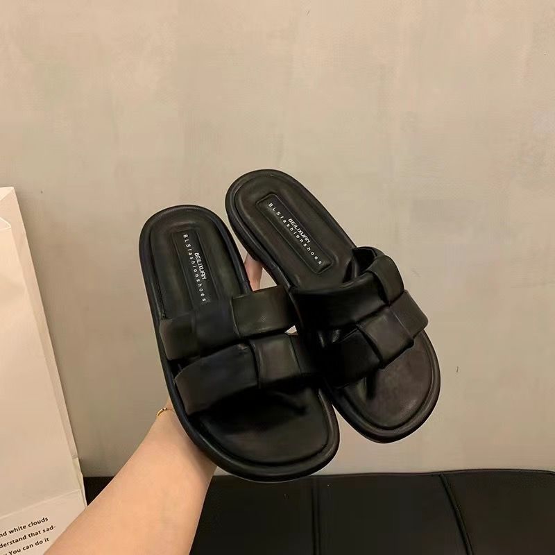 Birkenstock women's summer sandals - new 2025 retro fairy style casual soft flat beach sandals
