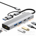 5-in-1 docking station typec laptop converter usb3.2 10g network card docking station