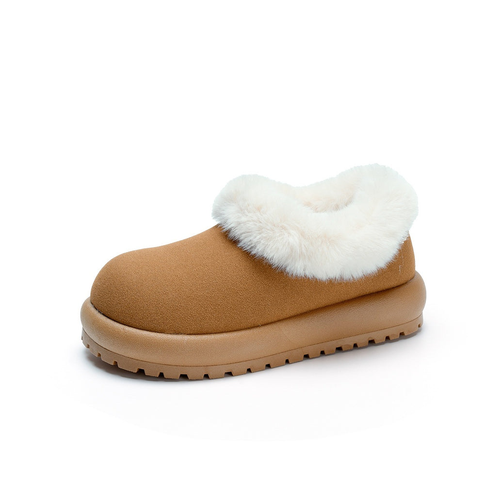 summer new arrival: plus-size women's casual comfort fleece-lined slippers - stylish outerwear wholesale