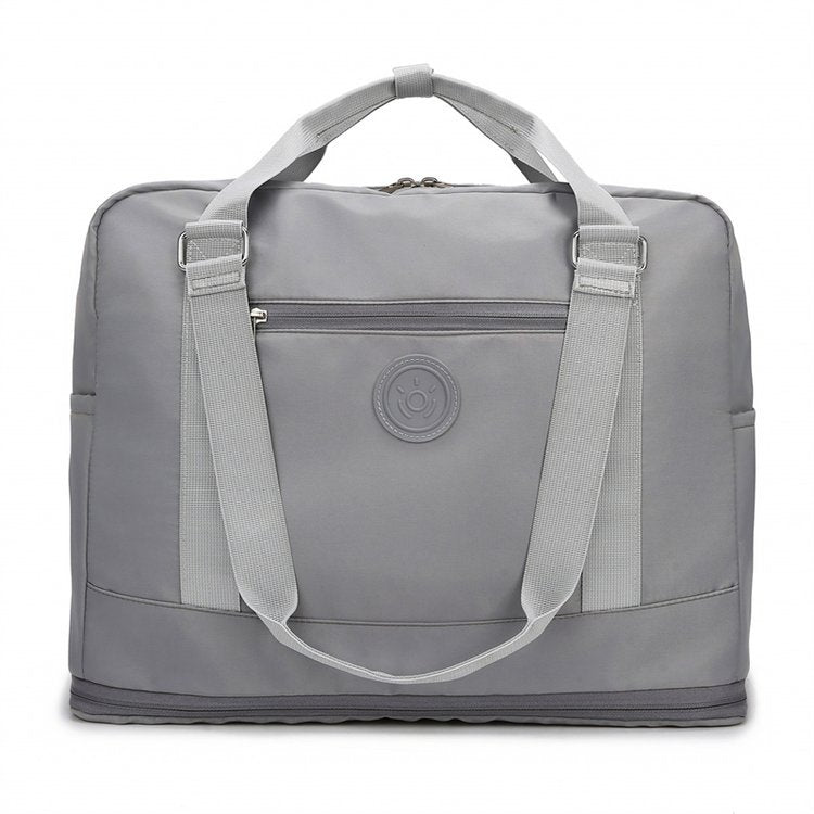 New expandable fitness bag, light luggage storage bag for short trips, large capacity cover, tie rod fashion travel bag.