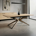 dining table retractable foldable negotiation table accessible luxury modern casual spray mdf table dining table