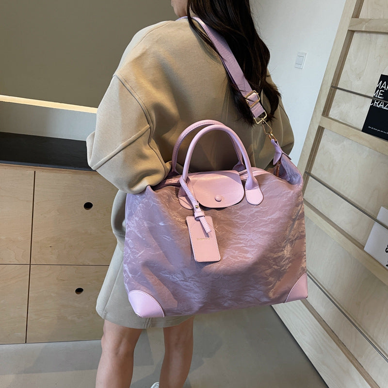 New large-capacity portable travel bag, women's light sports fitness bag, outdoor leisure travel bag, duffel bag