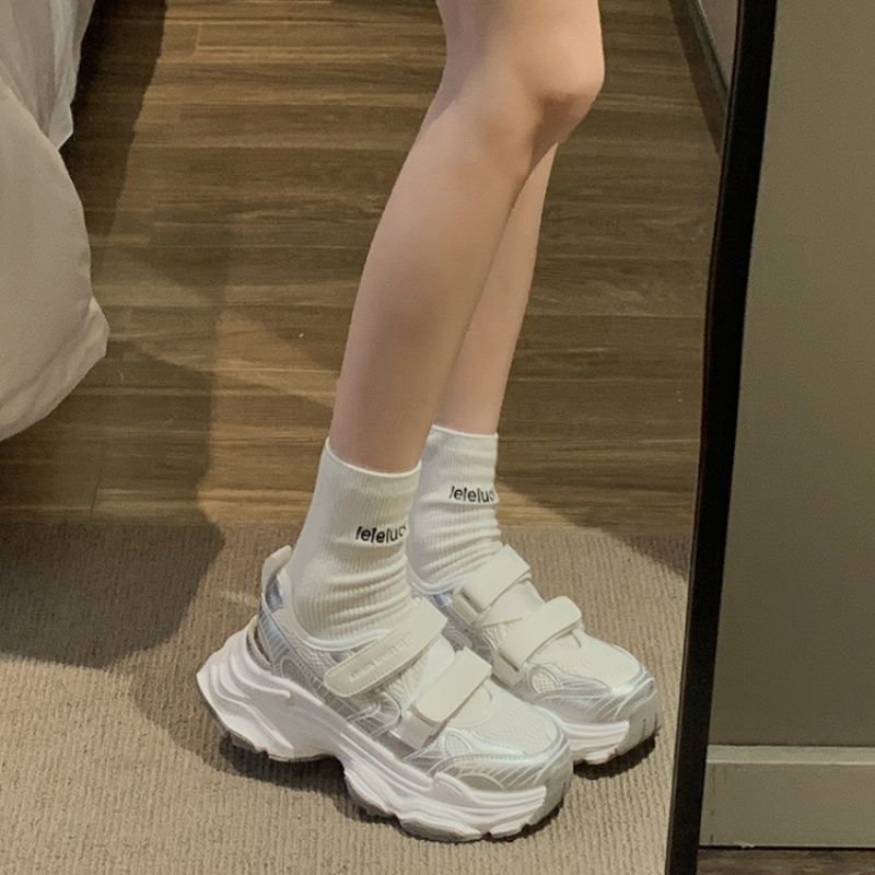 Baotou sports velcrothick sole sandals for women 2025 summernew arrivaleasiest for match dad shoes cut out breathable crocs shoes