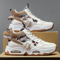 2025 new spring men's chunky sneakers: trendy, breathable, and height-boosting athletic shoes for a stylish and comfortable look