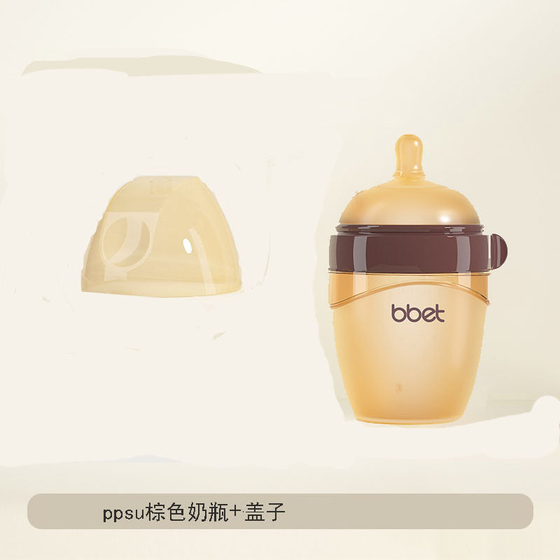 Newborn ppsu baby bottles, infant plastic bottles, wide-neck baby bottles, weaning bottles
