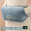 Rechargeable heated waist support - explosion-proof, plush & cute, perfect for bed, sleep, and foot warmers - wholesale hot water bottles