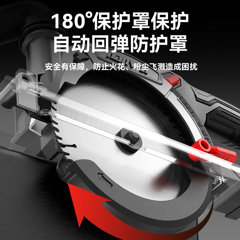 Nanwei brushless electric circular saw 6inch lithium electric kitchen knife saw power tool cutting machine woodworking stone hand push saw circular saw