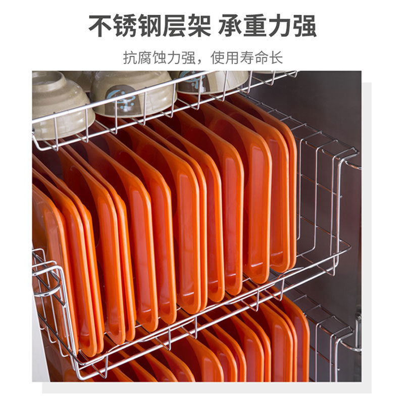 Bangxiang double-door vertical large-capacity melamine tableware disinfection cabinet beef hot pot barbecue restaurant imitation porcelain commercial cleaning cabinet