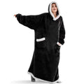 New arrival: lazy day pajama set - pullover tv blanket, thickened hooded pajamas, warm blanket hoodie, loose-fit outerwear bathrobe