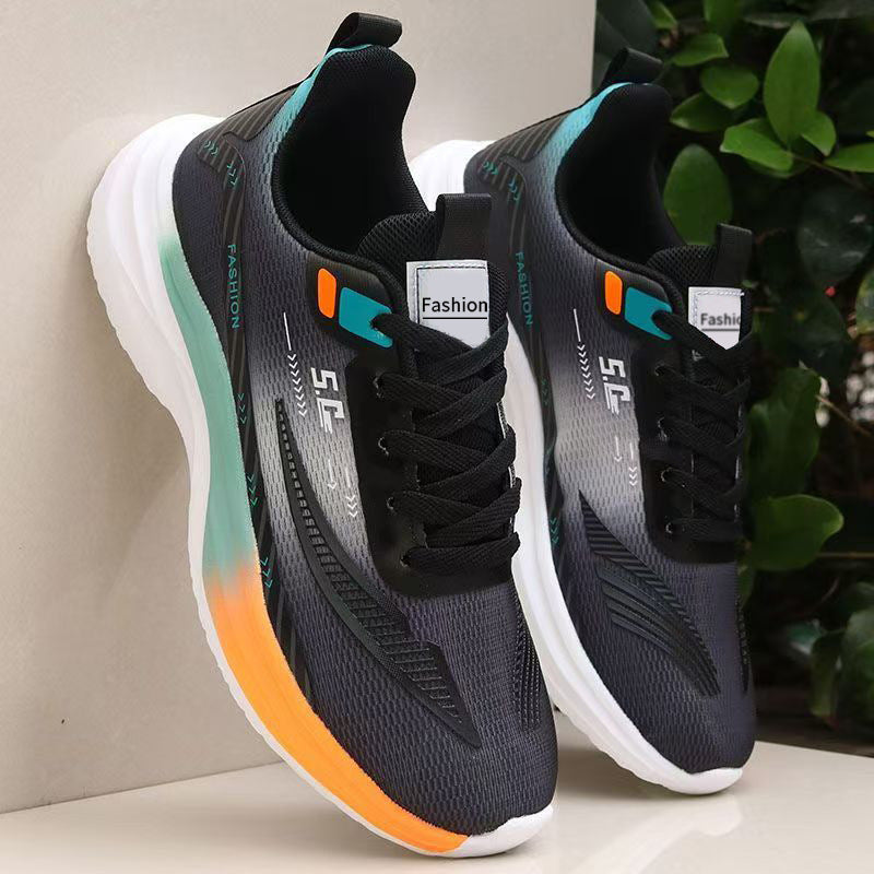 Men's shoes 2025 new spring collection: versatile soft-soled sneakers, ultra-lightweight casual, anti-slip, and durable men's running shoes