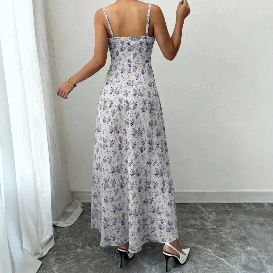 european and american summer new arrivals: french chic elegant camisole dress