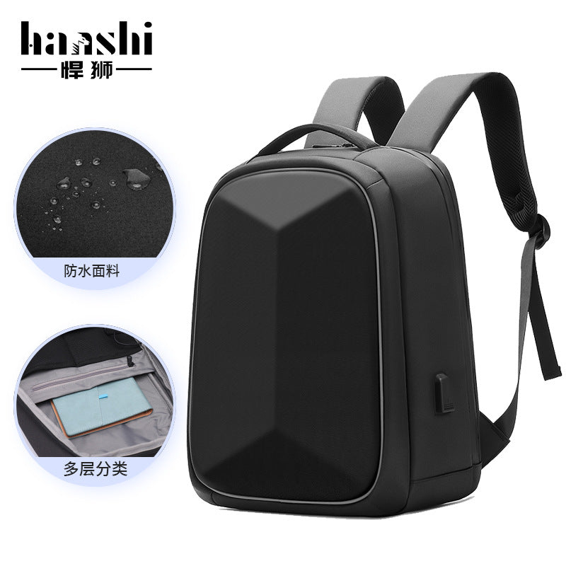 Cross-border business men's backpack high-end fashion travel backpack women's backpack waterproof schoolbag commuter computer bag