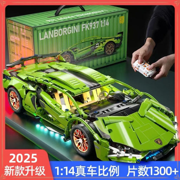 Compatible Lego building block 1:14 Rambo remote control supercar children's power assembly toys boys June Day Festival