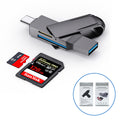 Usb 3.0 camera memory card reader - all-in-one for pc & phone - photography tf multifunctional zinc alloy high-speed reader