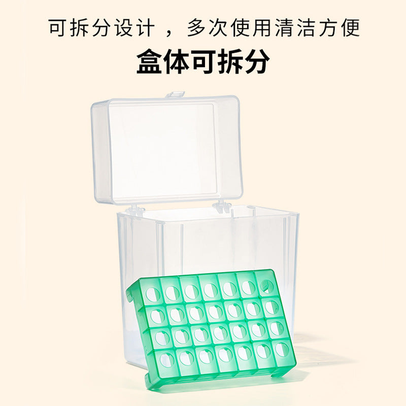 Laboratory suction head box 1000ul sample gun head box pipette nozzle box 10/1ml plastic 60 holes 5/10ml
