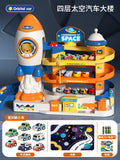 [4-story rocket building] 8 cars