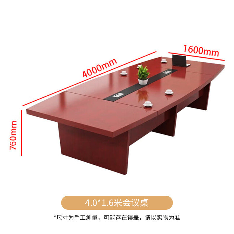 Saint li paint conference table - long table, minimalist modern oval, large conference table