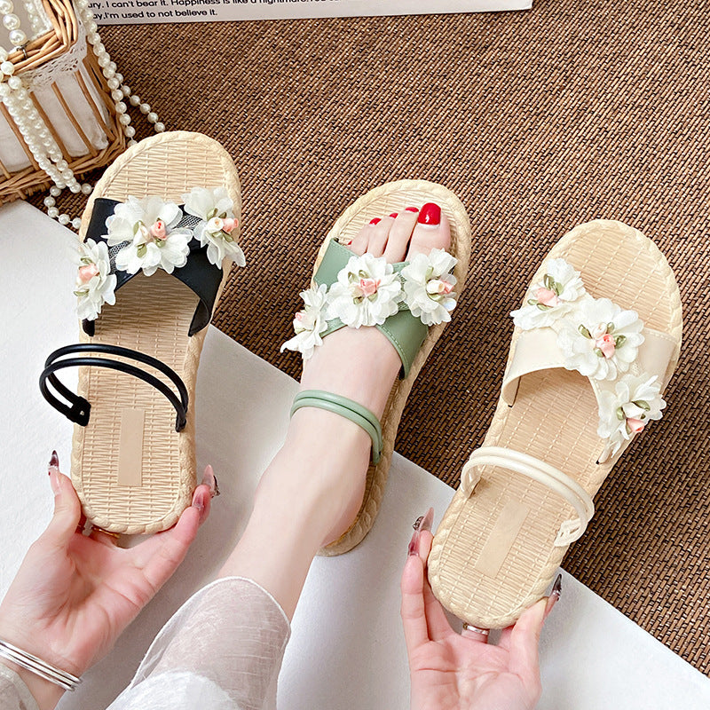 New versatile women's sandals & slippers - perfect for summer, stylish for outdoor wear, fairycore style, dress-matching, beach & seaside sandals