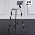 Second generation black chair + gray velvet 55cm