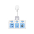 Power strip socket multifunctional multi-port usb converter plug power strip with independent switches for dormitory and home use