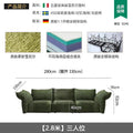 All-steel frame living room irregular fabric sofa, cream-colored chenille modular sectional sofa for large apartments
