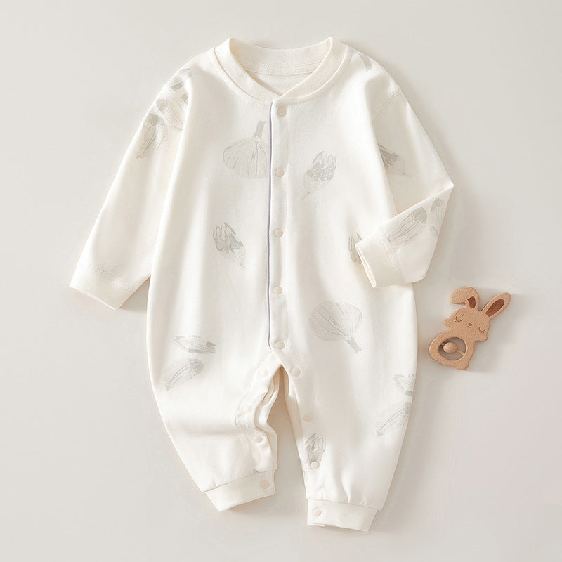Babibele baby onesies newborn clothes pure cotton pajamas long sleeve loungewear infant boys and girls toddler autumn outfit