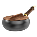 Zhangqiu iron pot, hand-forged, traditional ancient cooking pot, for home, uncoated, non-stick pot, popular pot with big belly