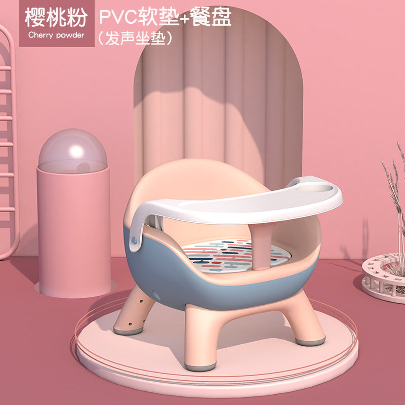 Baby dining chair, baby chair, backrest seat, for home small bench, low chair, dining table chair, kids stool