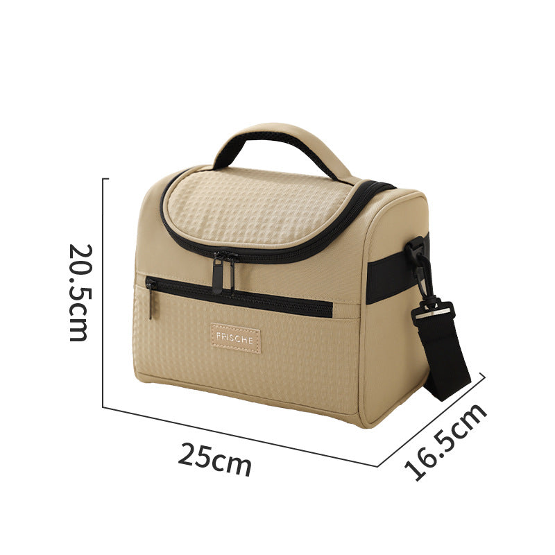 Beilian portable thermal insulation bag, large-capacity lunch box bag for work, picnic camping, outdoor ice bag, back straddle, portable and portable bag