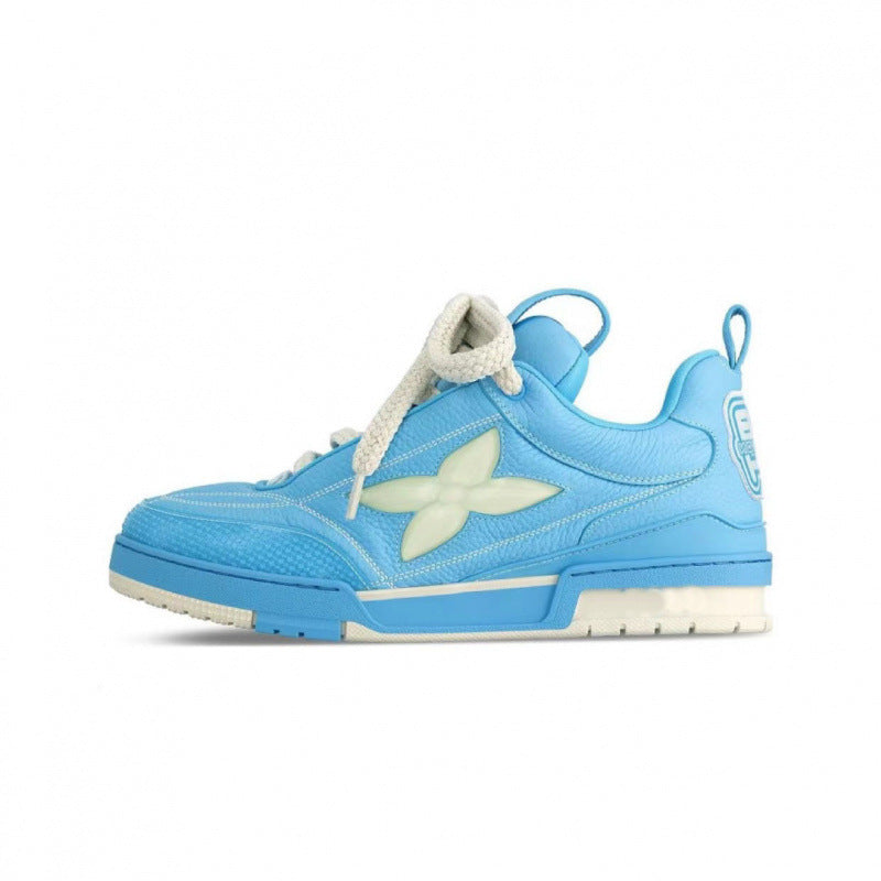 European market men's and women's bread shoes, height-increasing chunky sole dad shoes, fashionable and versatile sneakers, couple's skate shoes