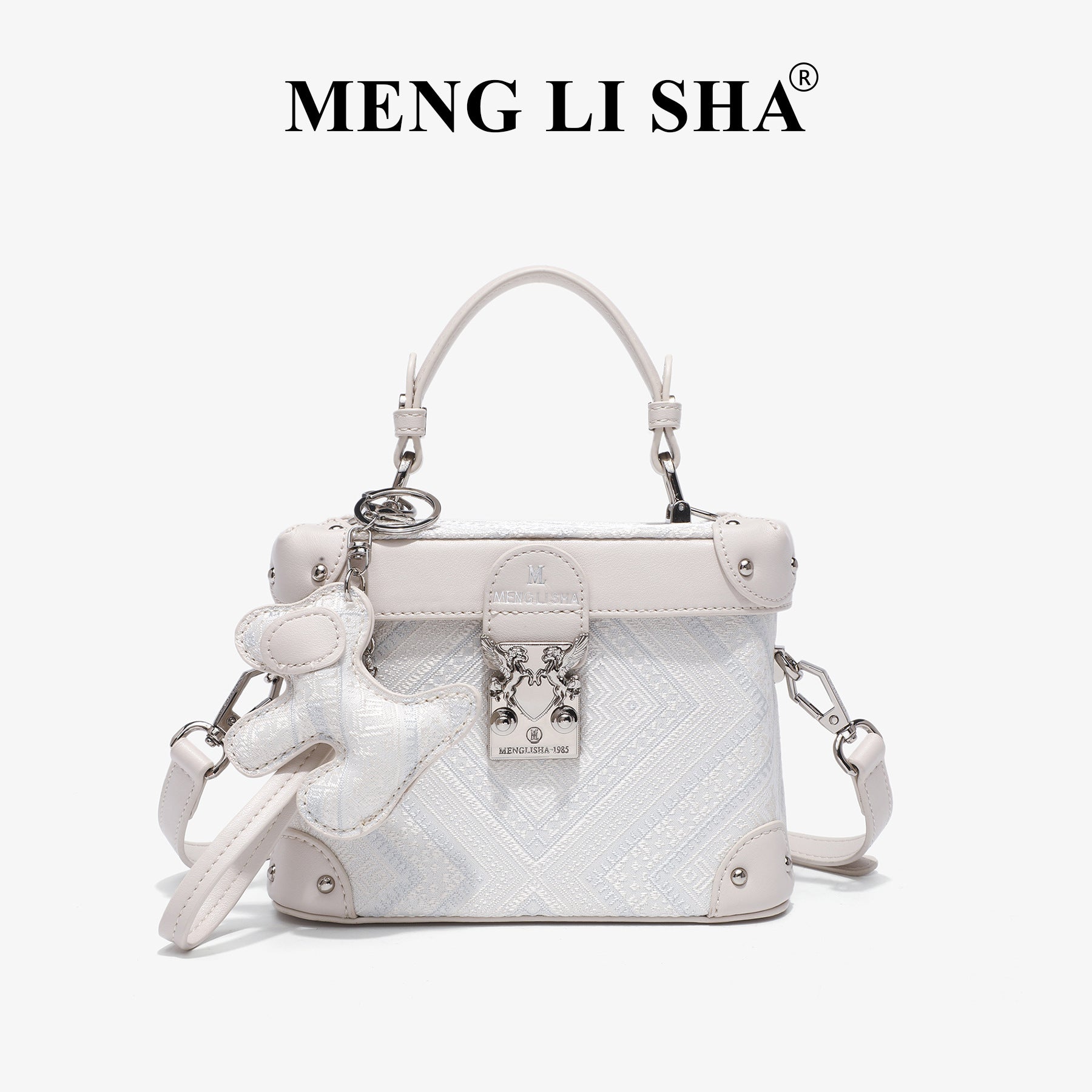 2025 spring and summer new personalized simple portable small fragrant style box bag light luxury high-end single shoulder crossbody small square bag