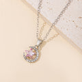 Wholesale autumn/winter necklace accessories: european and american cross-border jewelry, women's versatile diamond-studded star alloy pendant, minimalist sweater chain