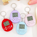 creative round keychain tetris mini game console toy handheld electronic game console charm